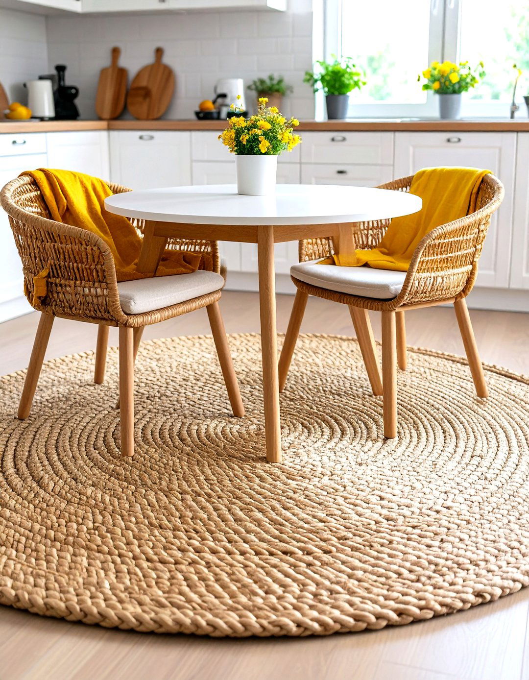 The Round Kitchen Rug - 30 kitchen rug ideas
