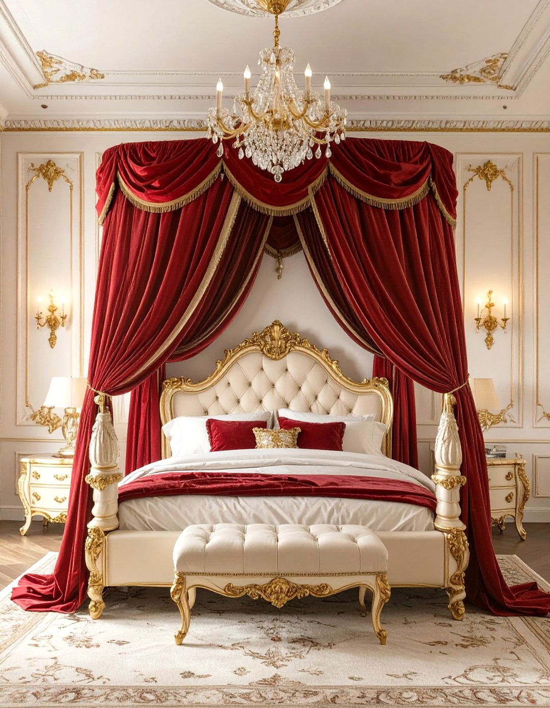 The Royal Opulence Bedroom - 30 luxury bedroom interior design ideas