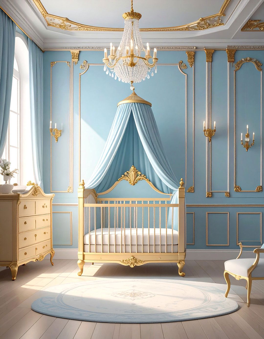 The Royal Palace Nursery - 30 baroque interior design ideas