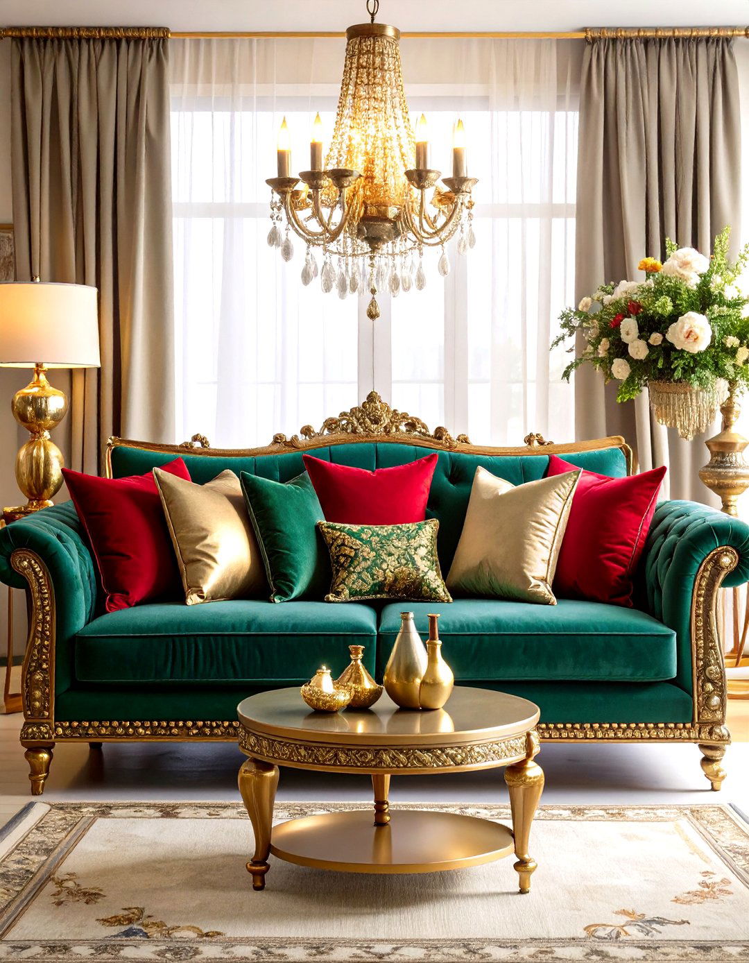 The Royal Velvet Touch - 30 diwali decoration ideas for living room