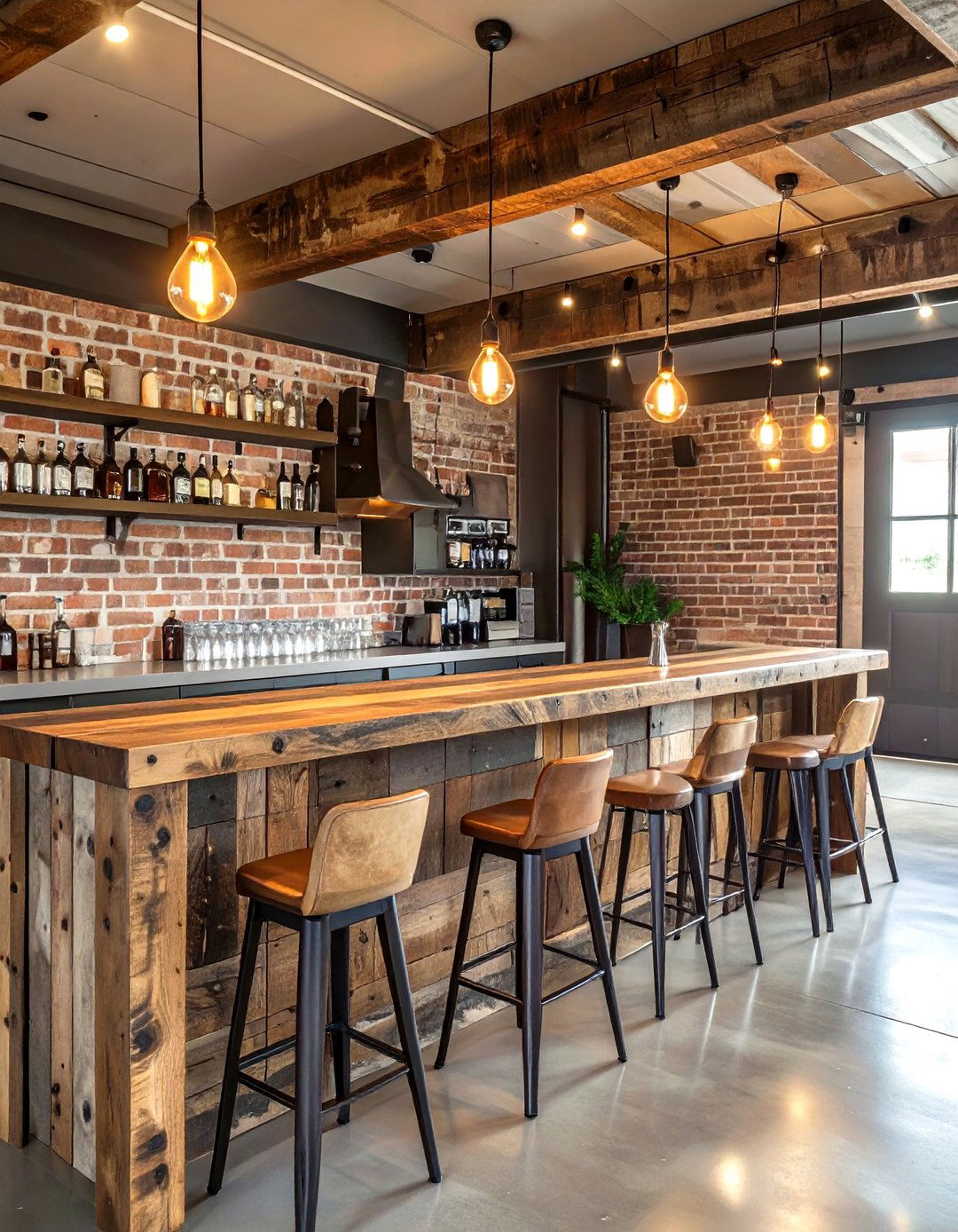 The Rustic Bar and Entertainment Space - 30 garage room ideas