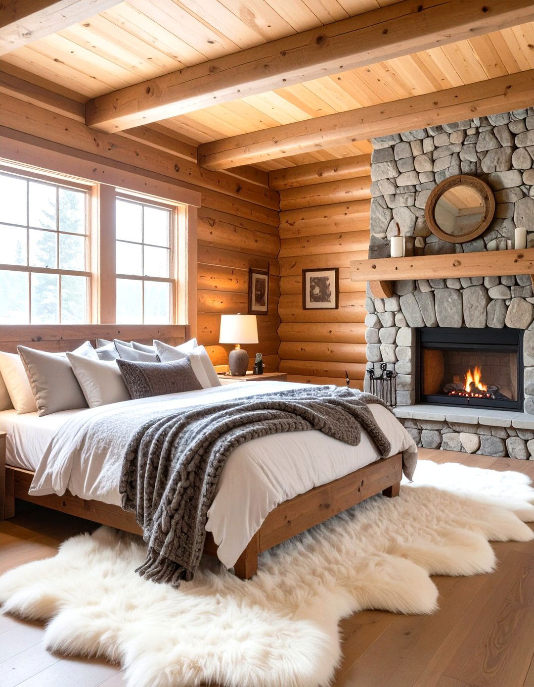 The Rustic Cabin Bedroom - 30 cool bedroom ideas