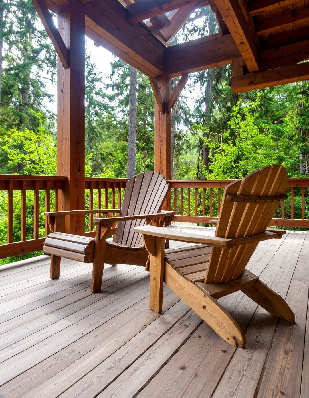 The Rustic Cabin Deck - 30 backyard deck designs
