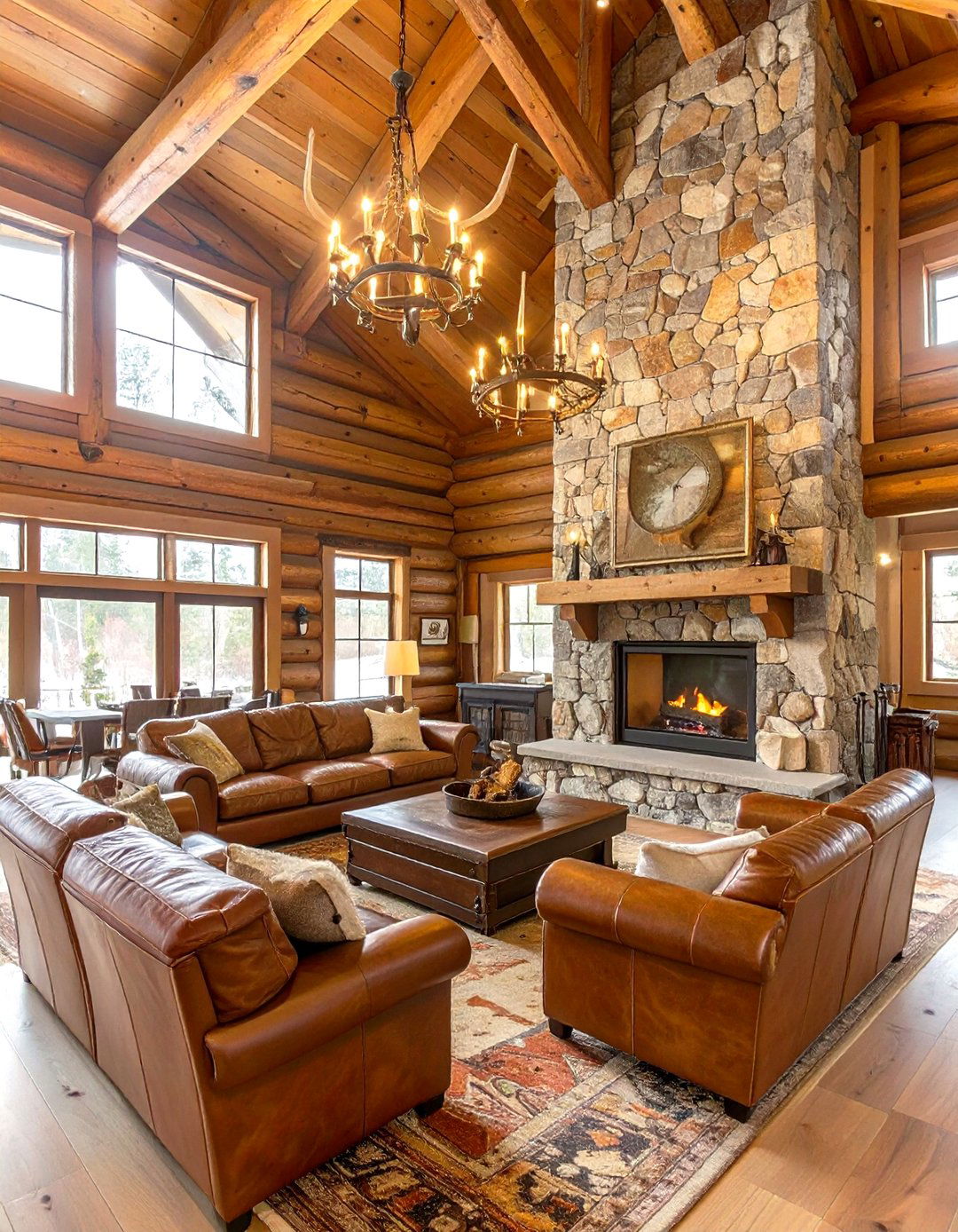 The Rustic Cabin Great Room - 30 home design games ideas