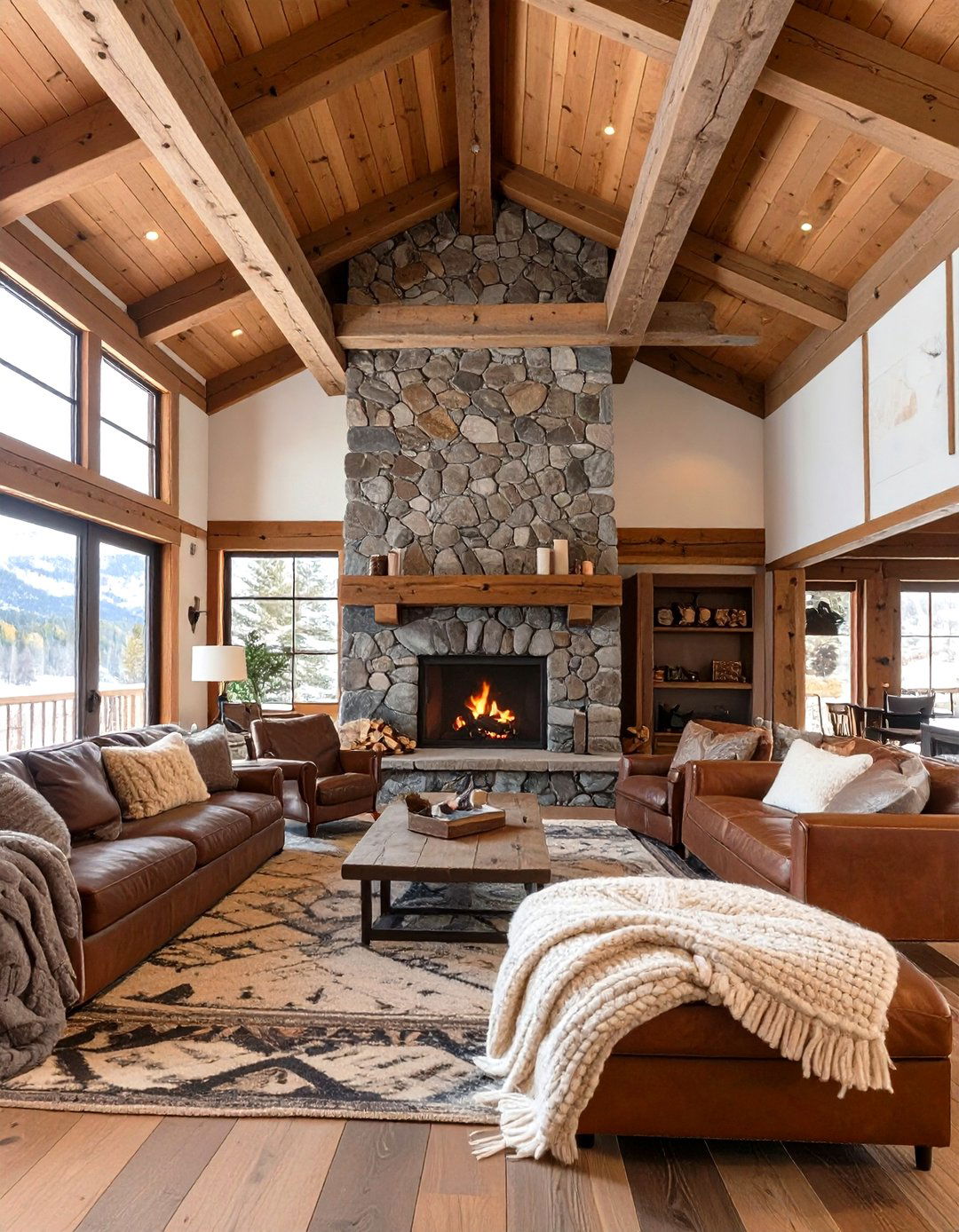 The Rustic Cabin Great Room - 30 interior design project manager ideas