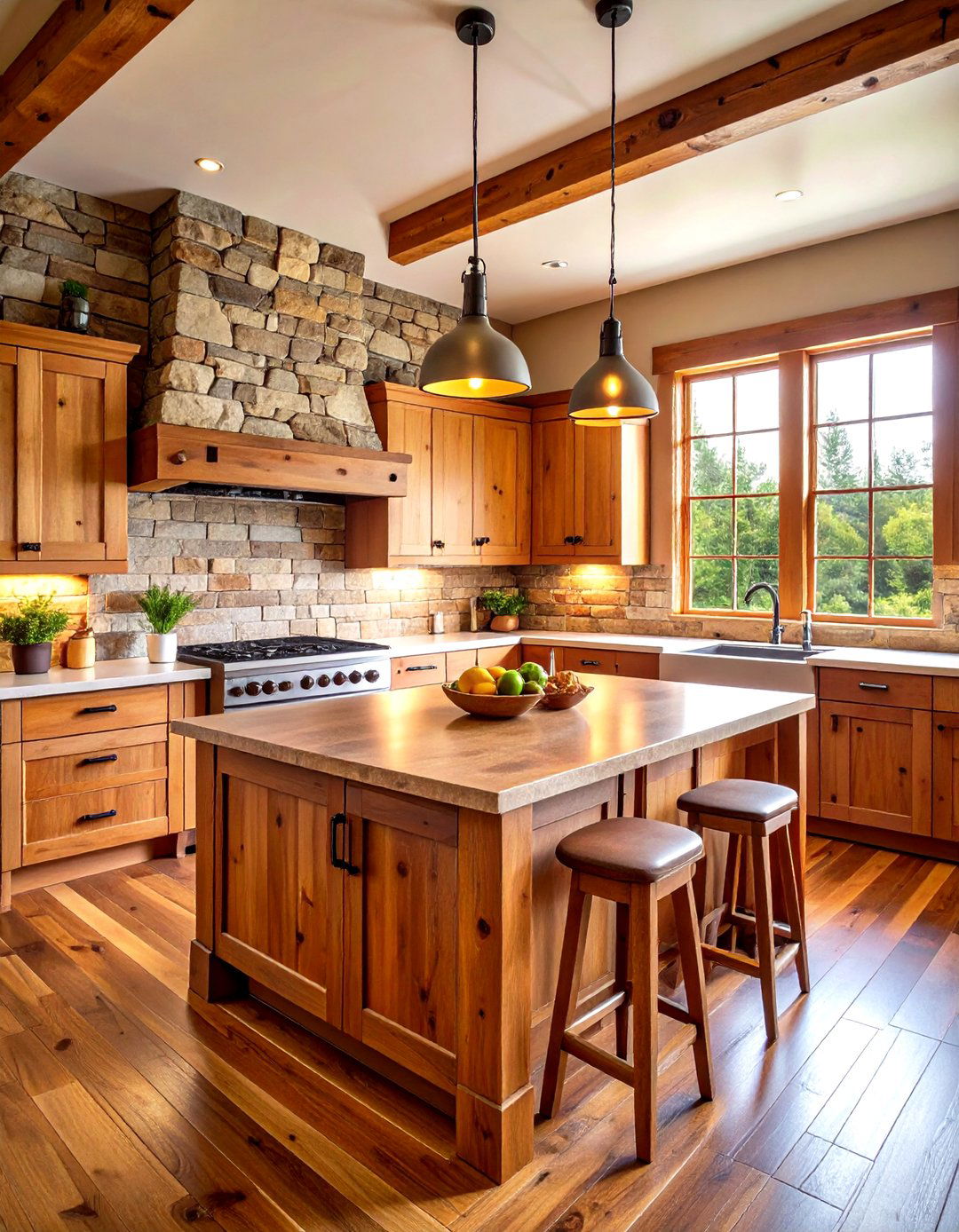 The Rustic Cabin Kitchen - 30 kitchen renovation ideas