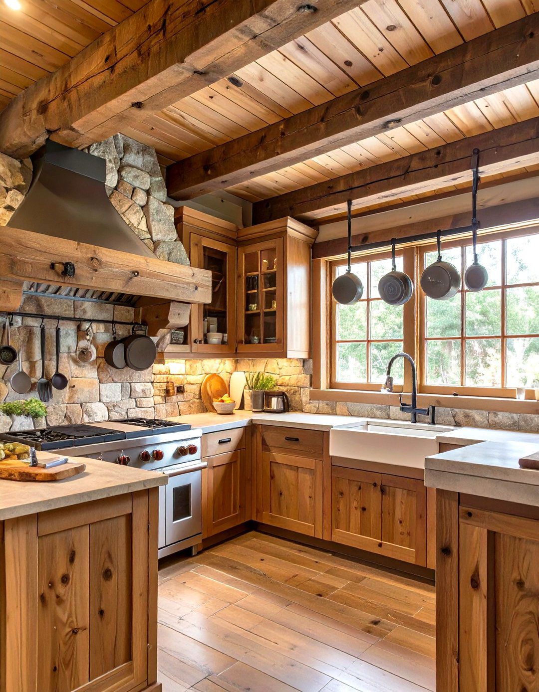 The Rustic Cabin Kitchen - 30 how to design a kitchen ideas