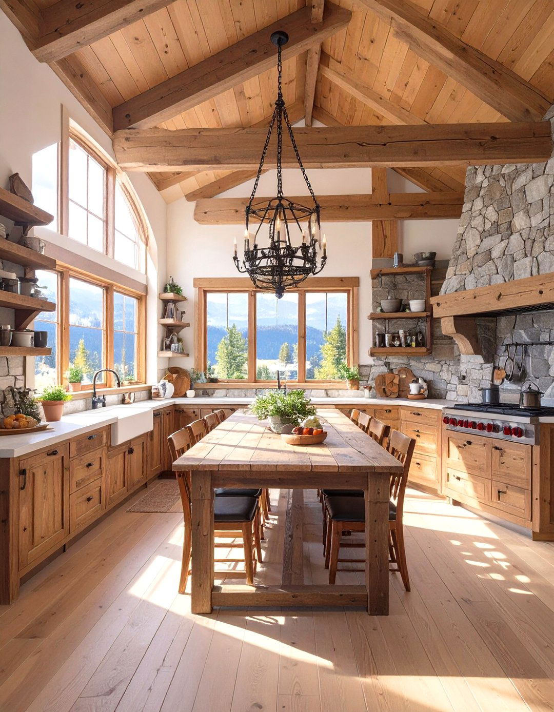 The Rustic Cabin Kitchen Getaway - 30 free kitchen design tool ideas