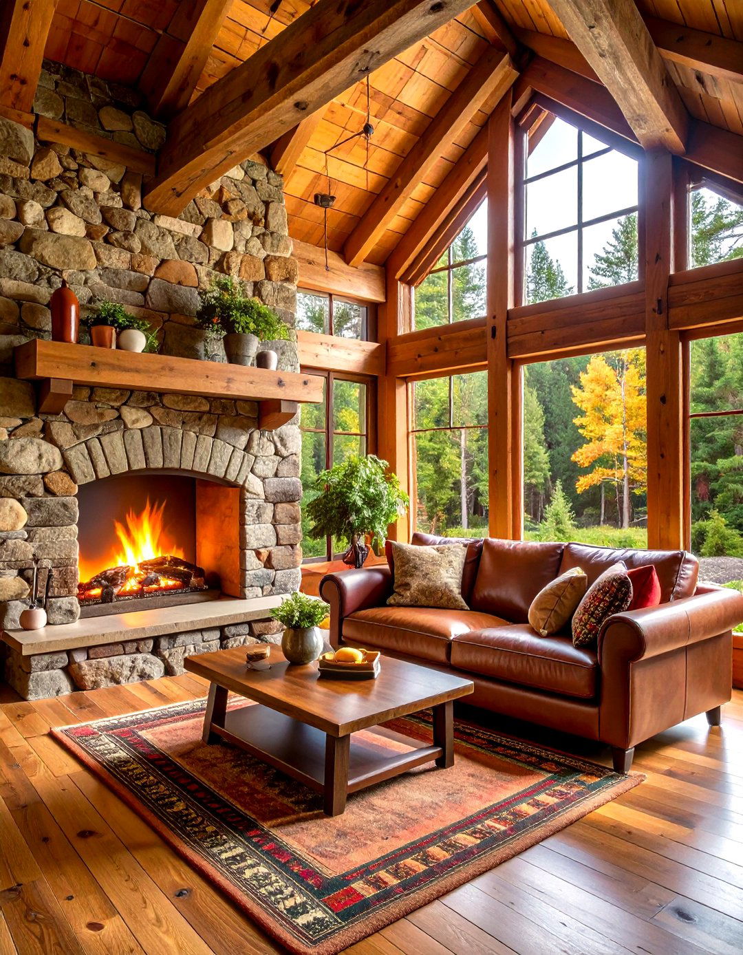 The Rustic Cabin Living Room - 30 living room decor ideas