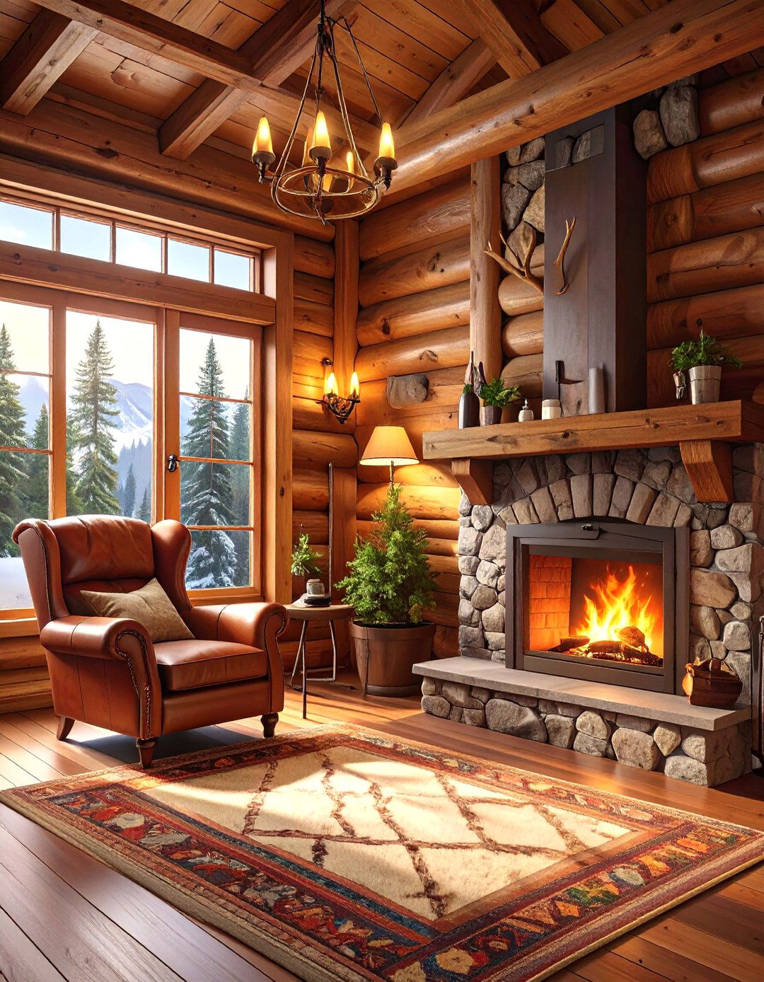 The Rustic Cabin Retreat - 30 ai she shed design ideas