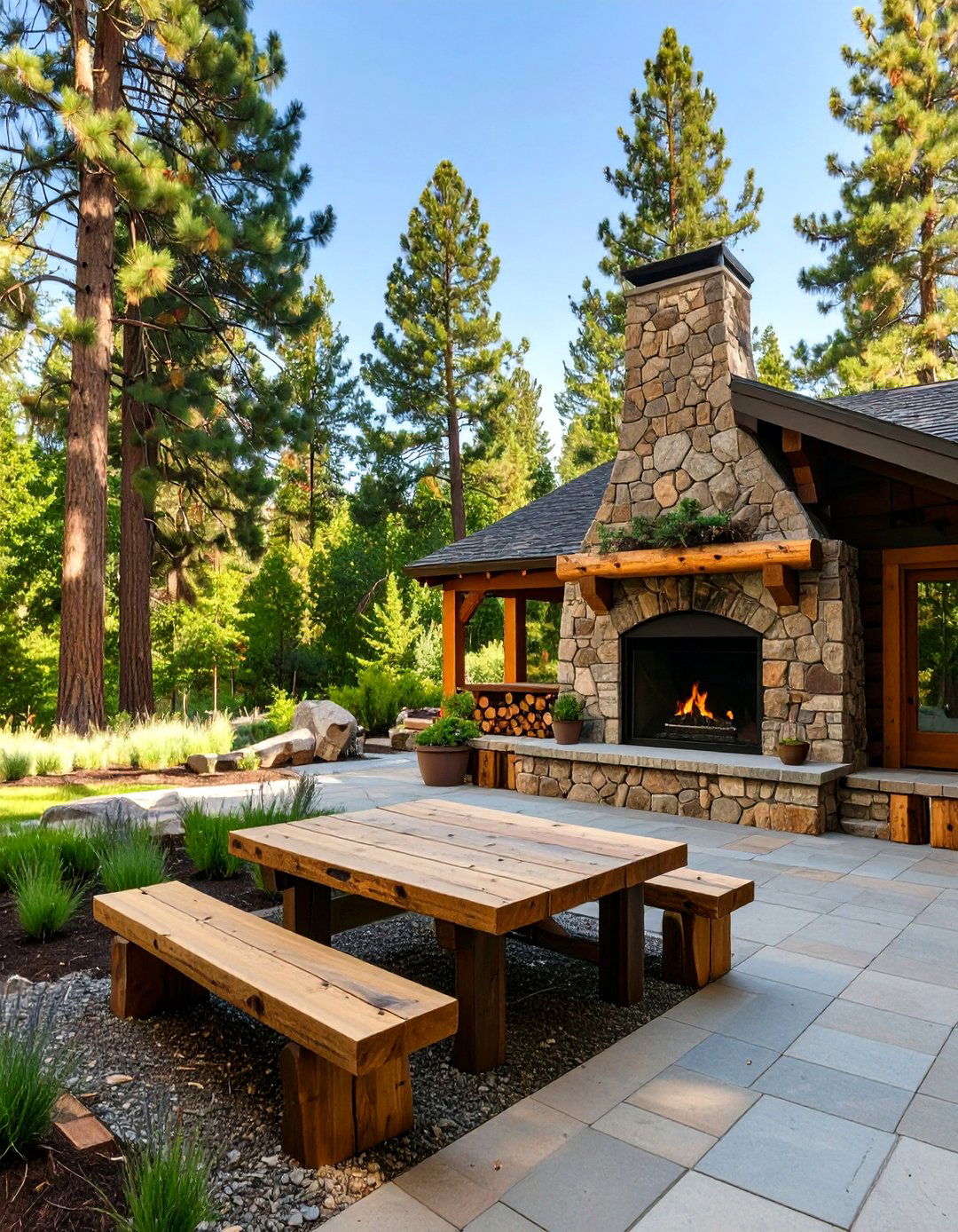 The Rustic Cabin in the Woods Backyard - 30 backyard renovation ideas