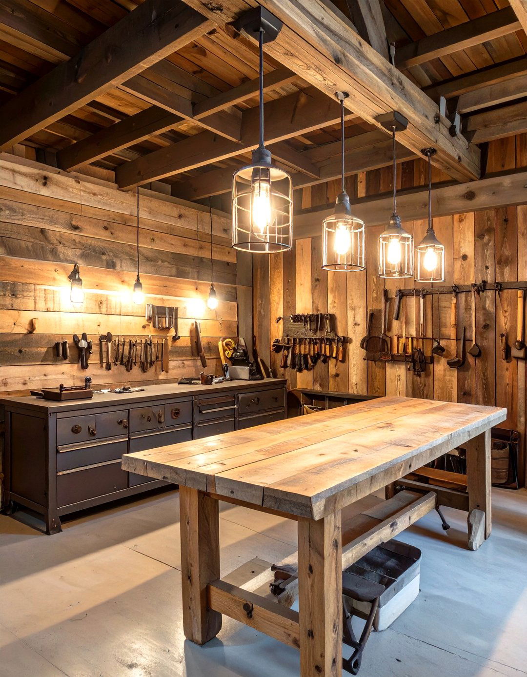 The Rustic Craftsman Garage Shop - 30 garage shop ideas