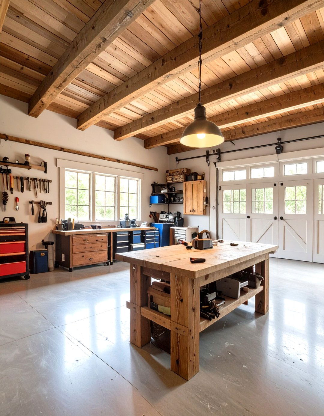 The Rustic Craftsman Workshop - 30 garage extension ideas