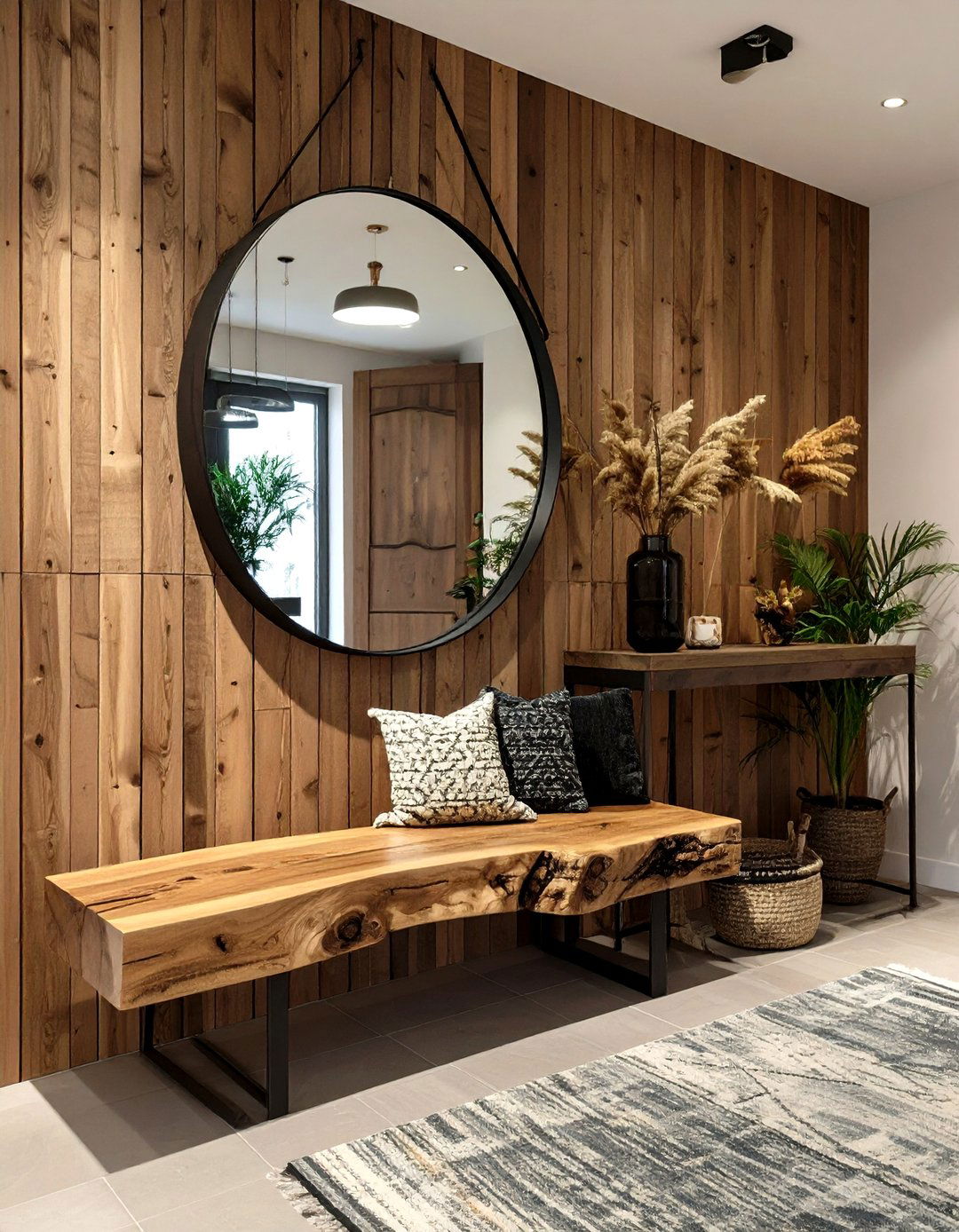 The Rustic Entryway with a Modern Twist - 30 modern rustic interior design ideas