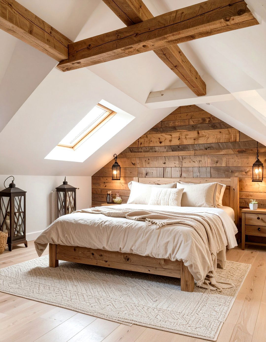 The Rustic Farmhouse Attic Bedroom - 30 attic bedroom ideas