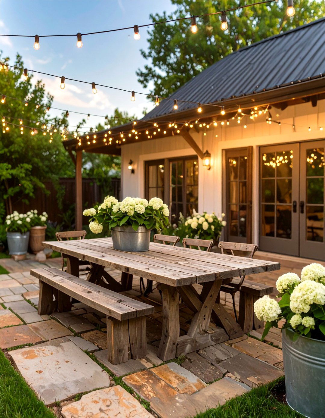 The Rustic Farmhouse Backyard Escape - 30 cool backyard ideas