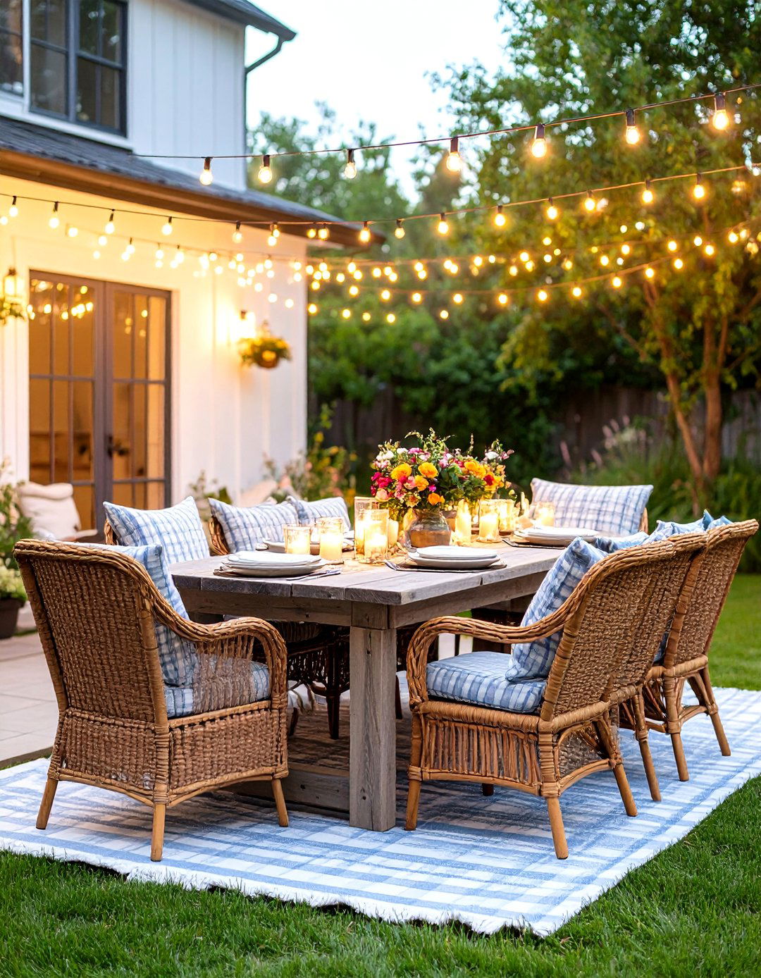The Rustic Farmhouse Backyard Retreat - 30 backyard furniture ideas