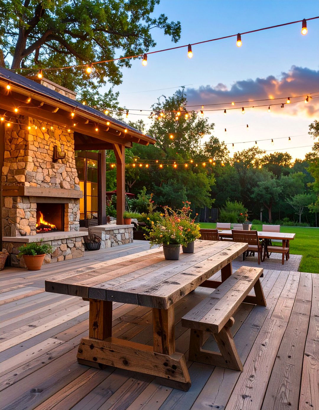 The Rustic Farmhouse Backyard Retreat - 30 backyard oasis ideas