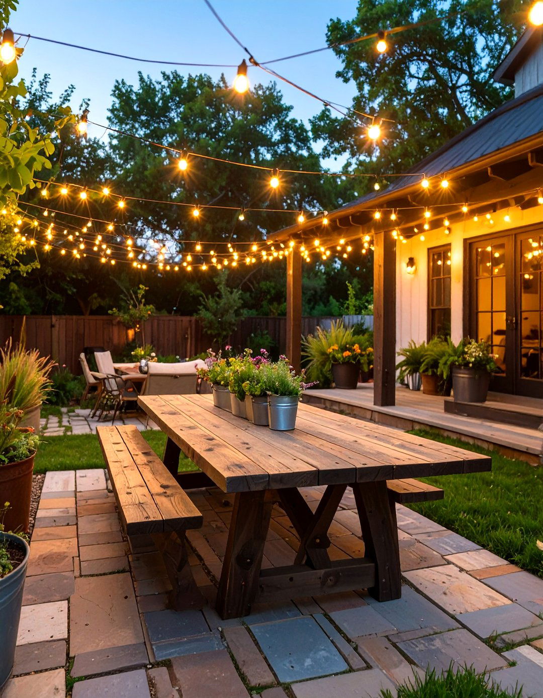 The Rustic Farmhouse Backyard Retreat - 30 backyard renovation ideas