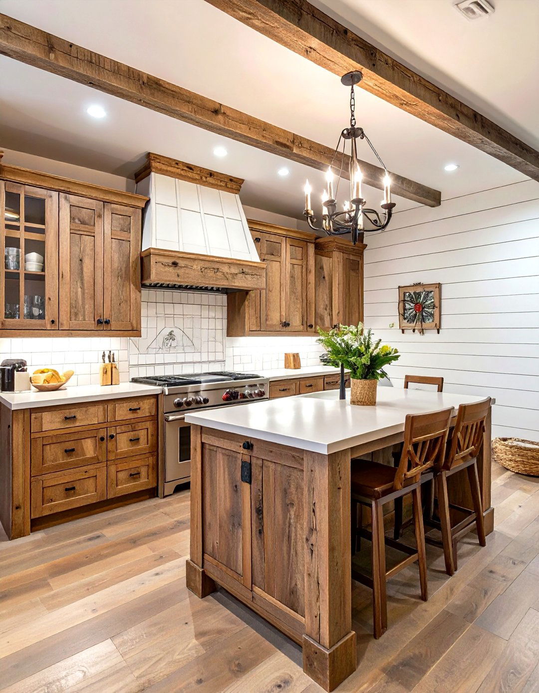 The Rustic Farmhouse Basement Kitchen - 30 basement kitchen ideas