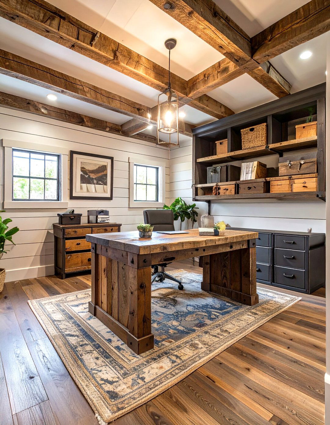 30 Productive Basement Office Ideas for Home Workspaces - We Love Home Blog