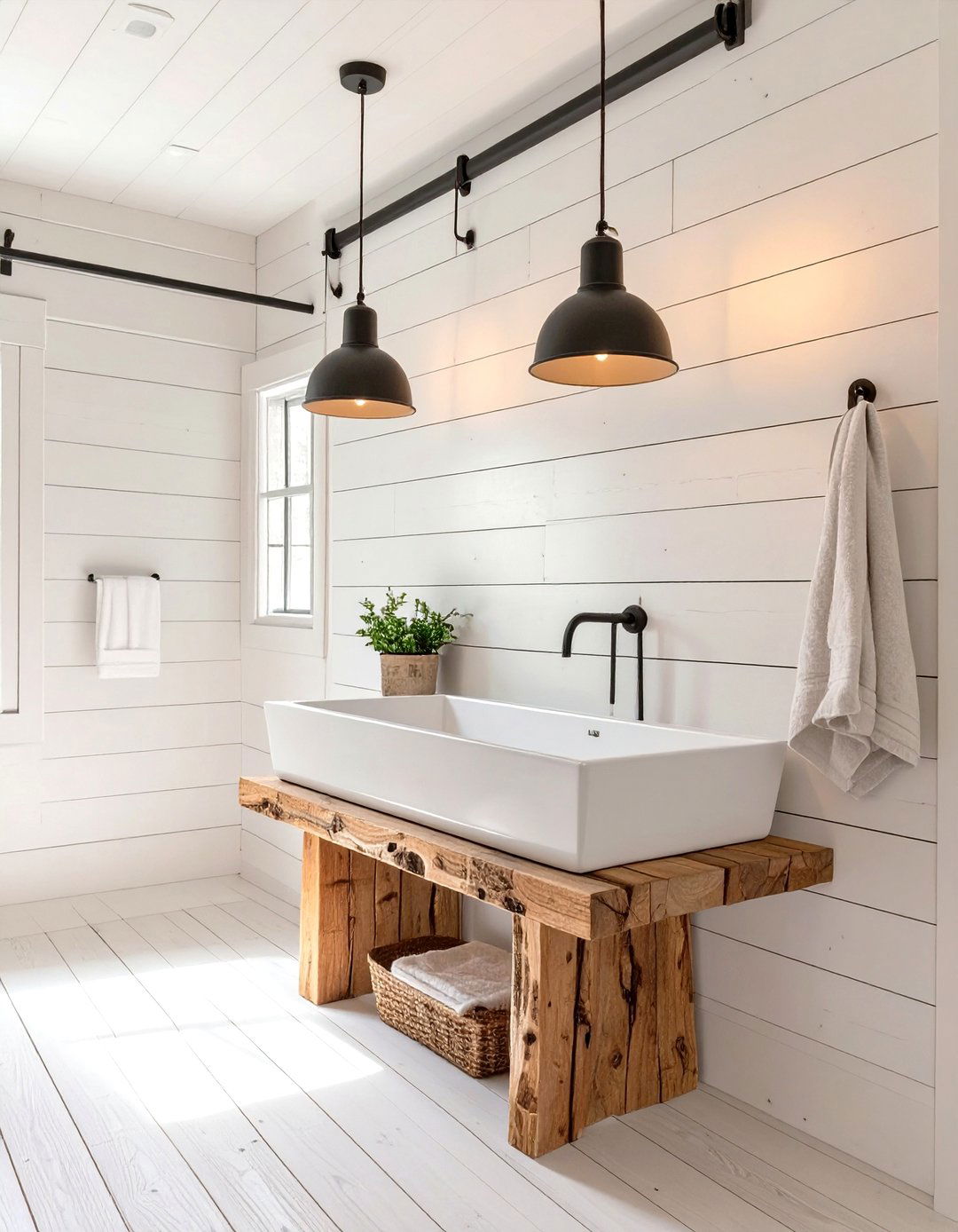 The Rustic Farmhouse Bathroom - 30 classic bathroom design ideas