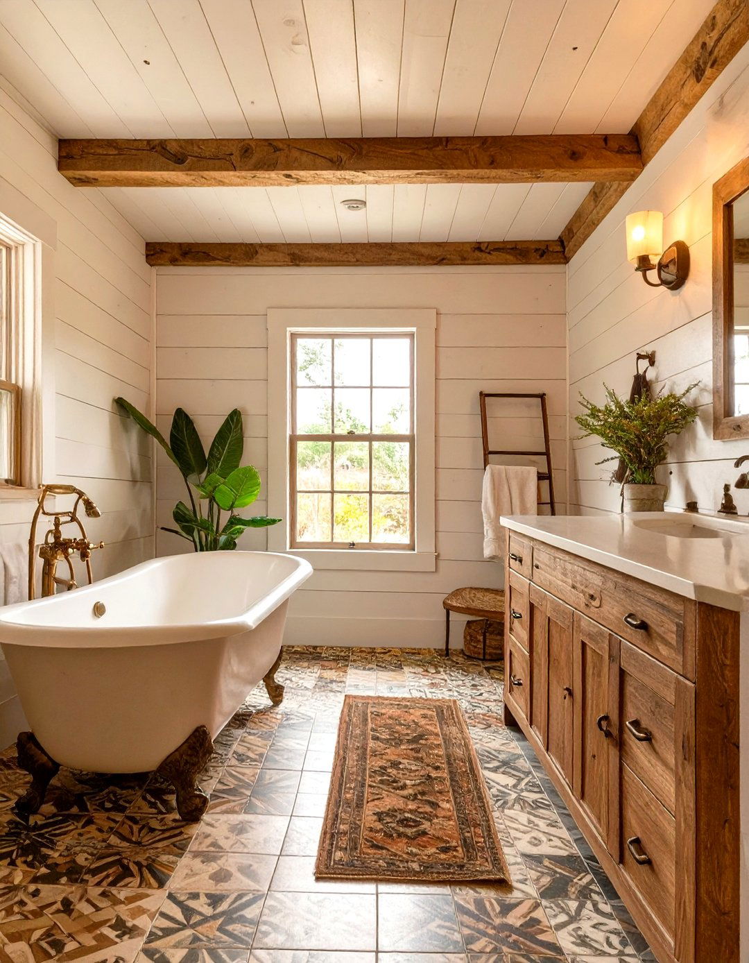 The Rustic Farmhouse Bathroom - 30 master bathroom ideas photo gallery