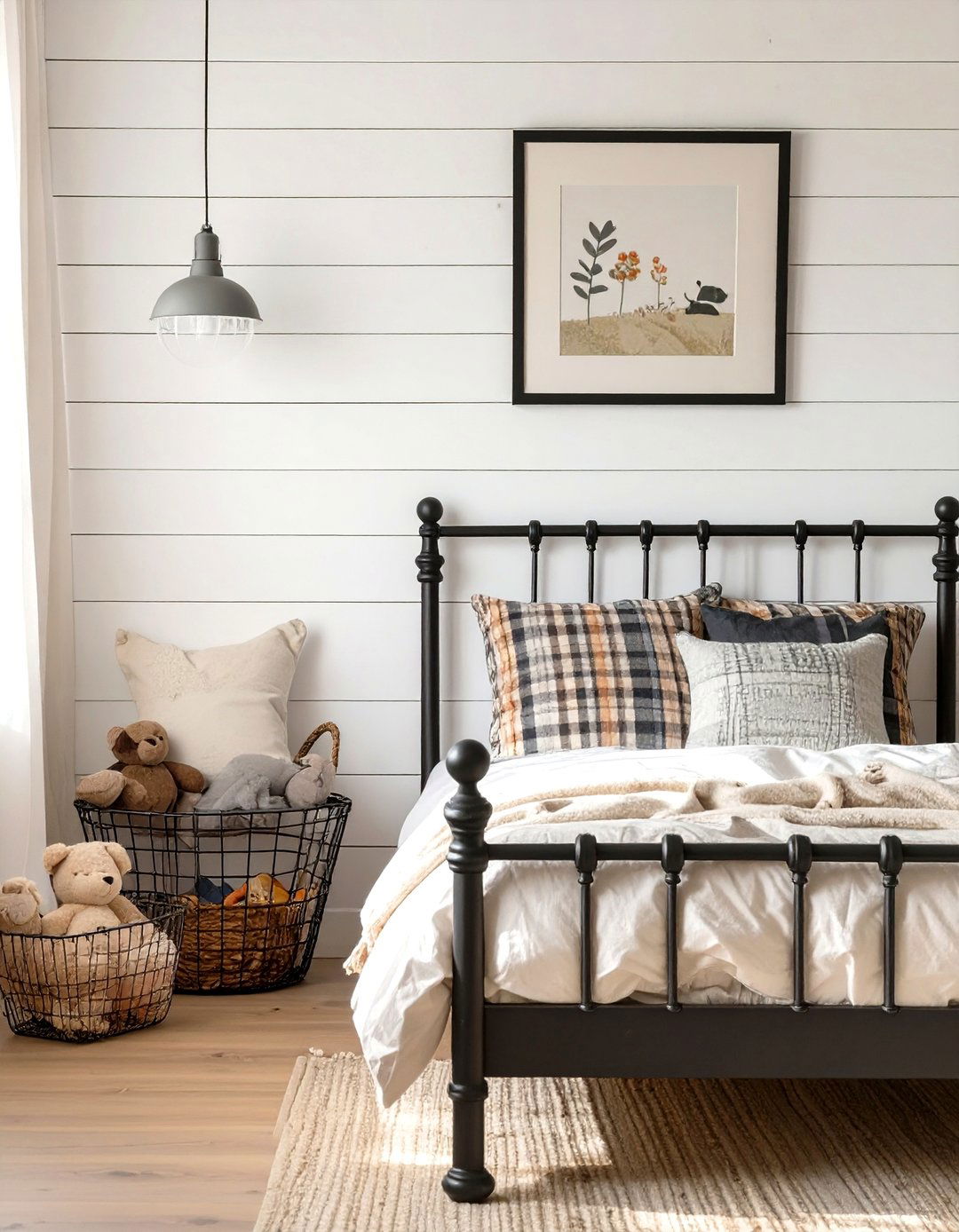 The Rustic Farmhouse Bedroom - 30 kids bedroom ideas for small rooms