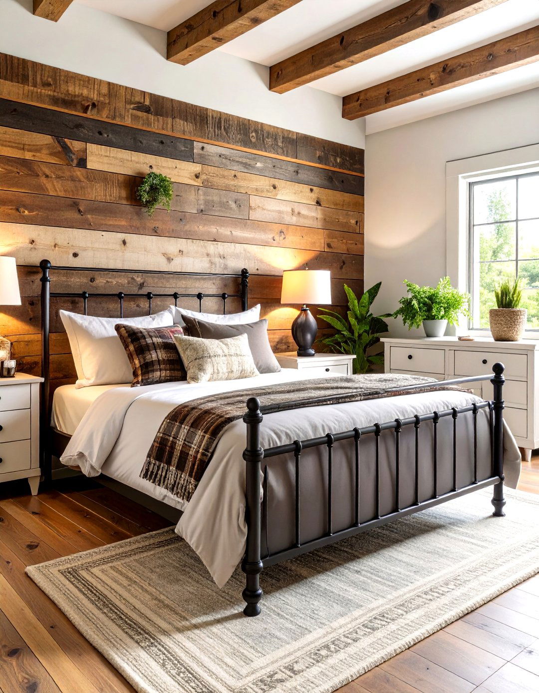 The Rustic Farmhouse Bedroom - 30 aesthetic cozy bedroom ideas
