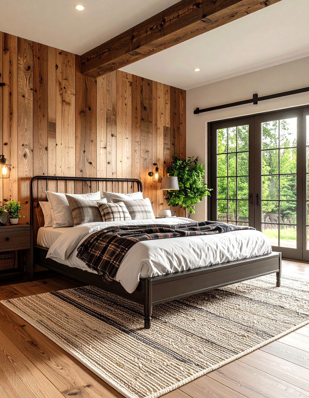The Rustic Farmhouse Bedroom Escape - 30 large master bedroom ideas