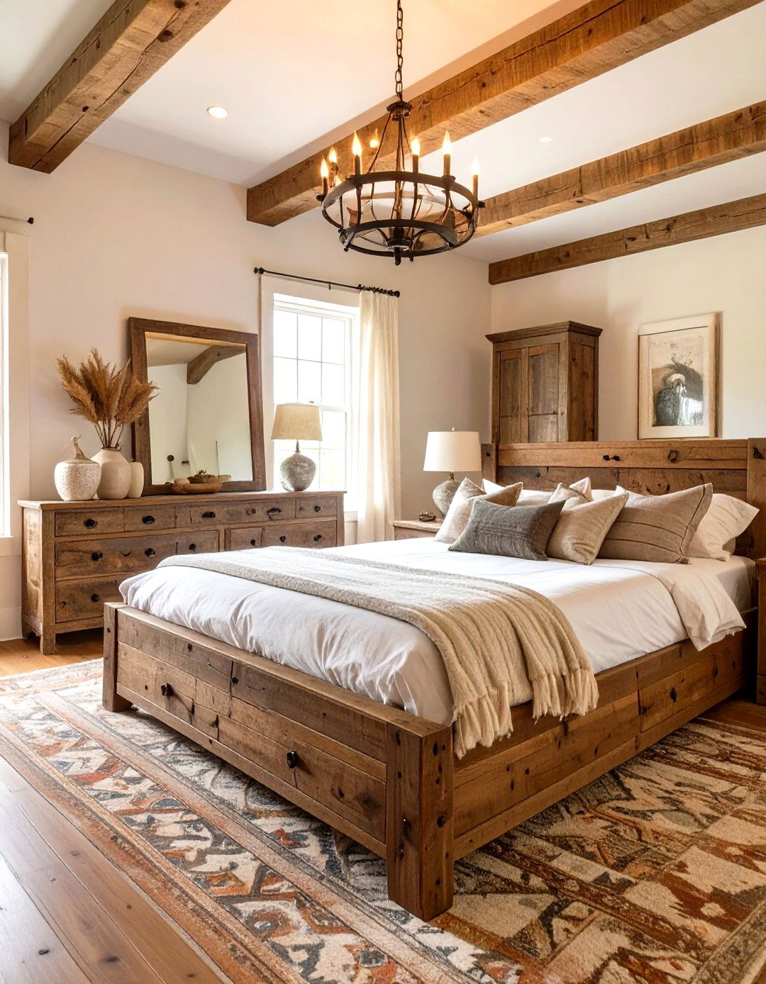 The Rustic Farmhouse Bedroom Retreat - 30 master bedroom furniture ideas