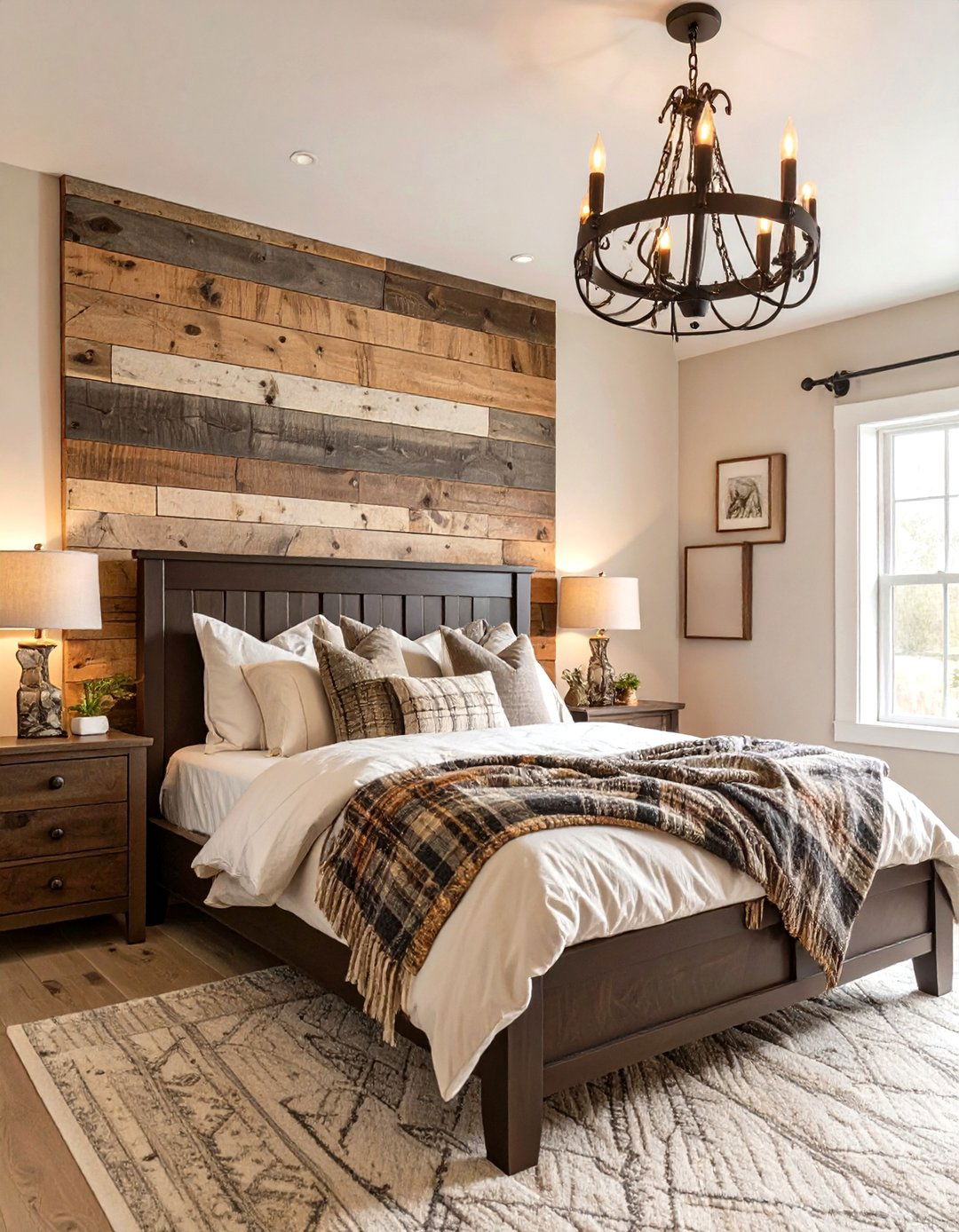 The Rustic Farmhouse Bedroom Retreat - 30 cozy master bedroom ideas