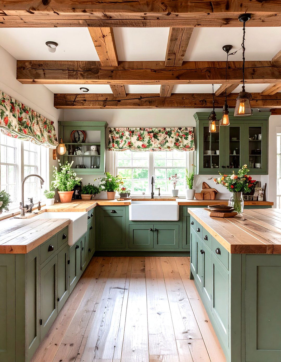 The Rustic Farmhouse Boho Kitchen - 30 earthy boho kitchen ideas