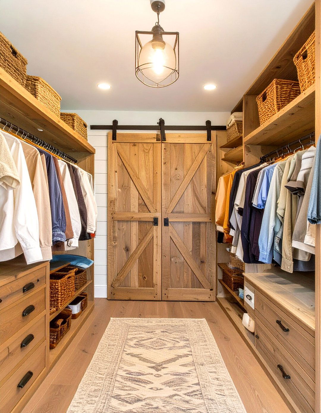 The Rustic Farmhouse Charm - 30 design your own closet ideas