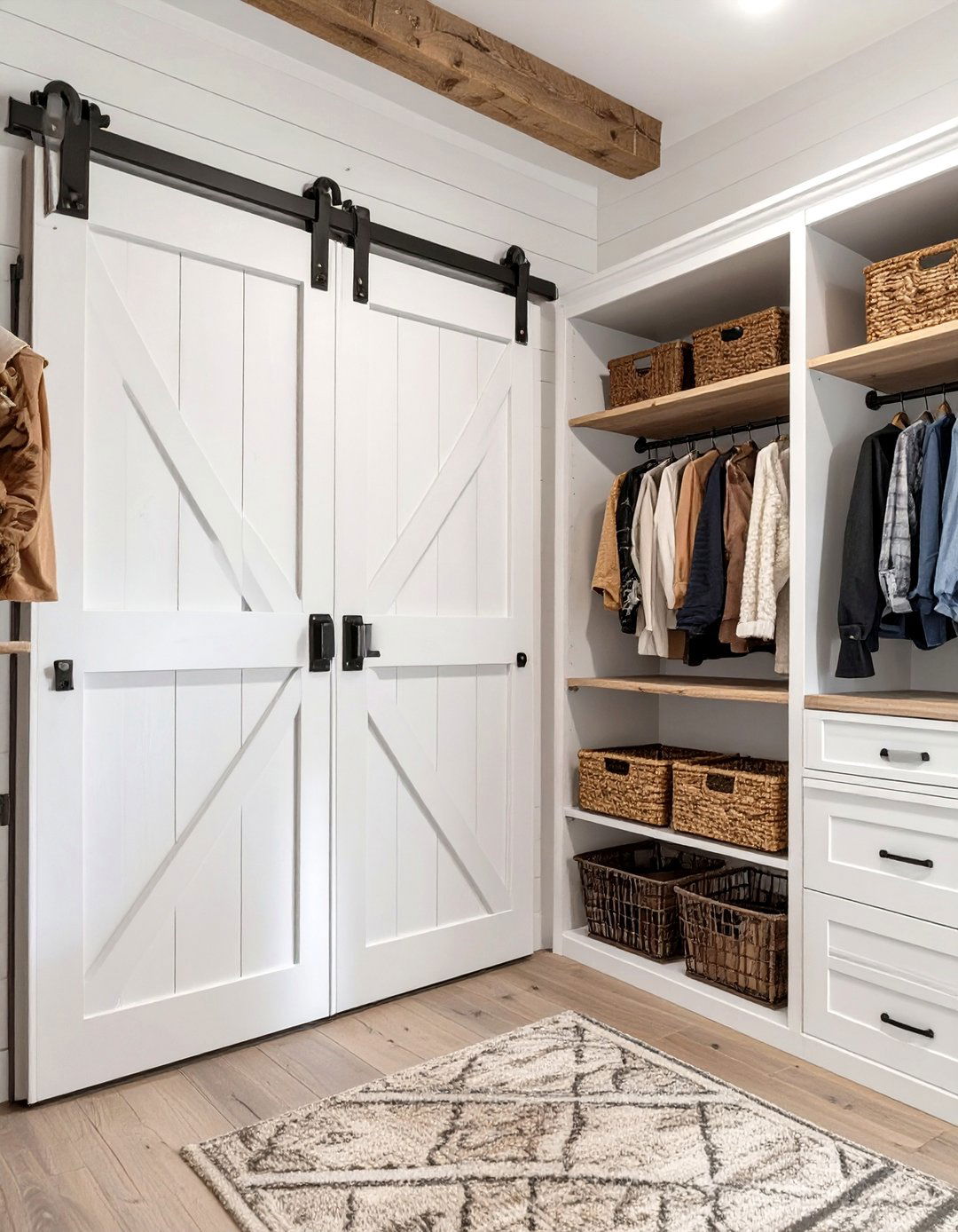 The Rustic Farmhouse Closet - 30 design closet online ideas