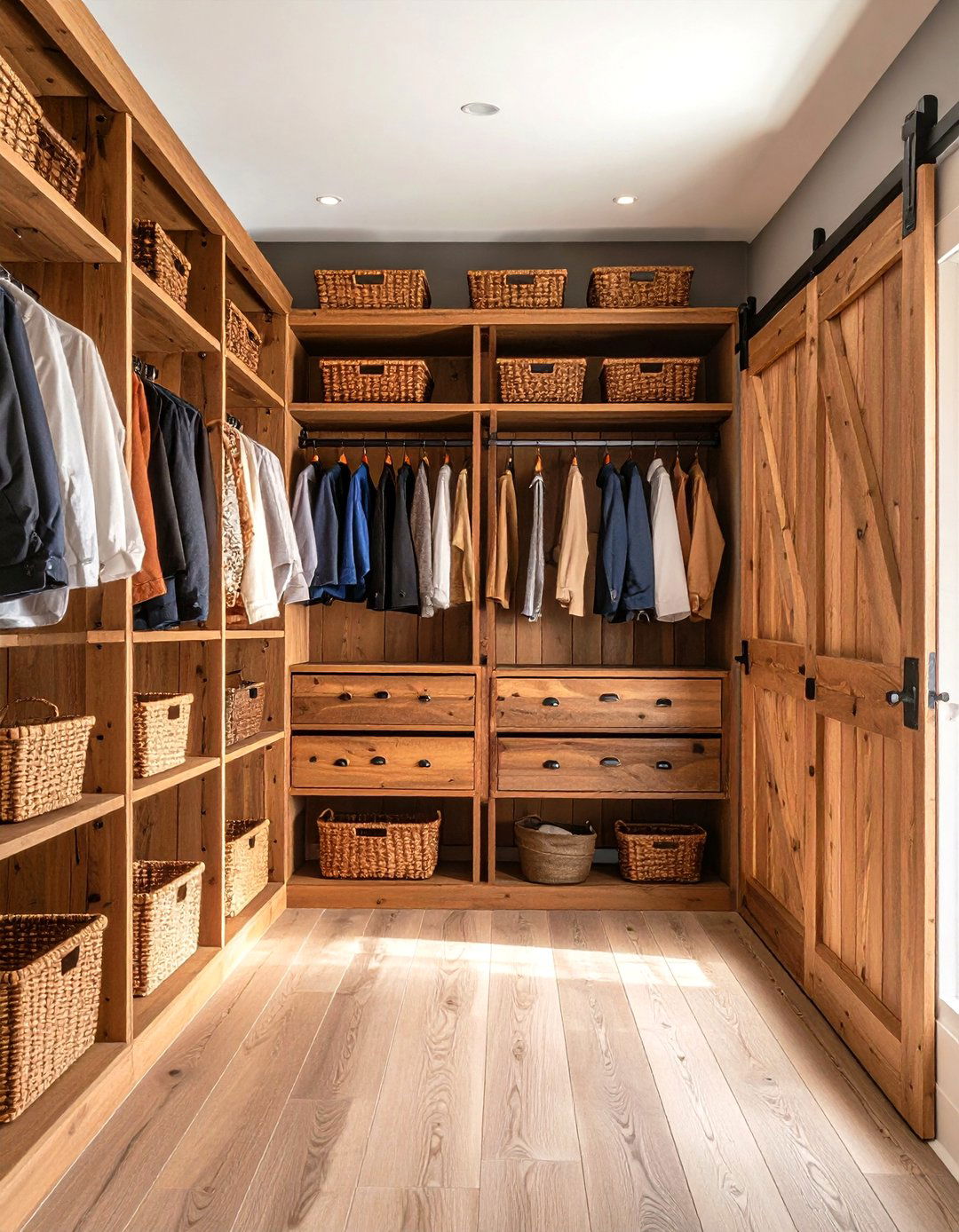 The Rustic Farmhouse Closet - 30 design closet ideas