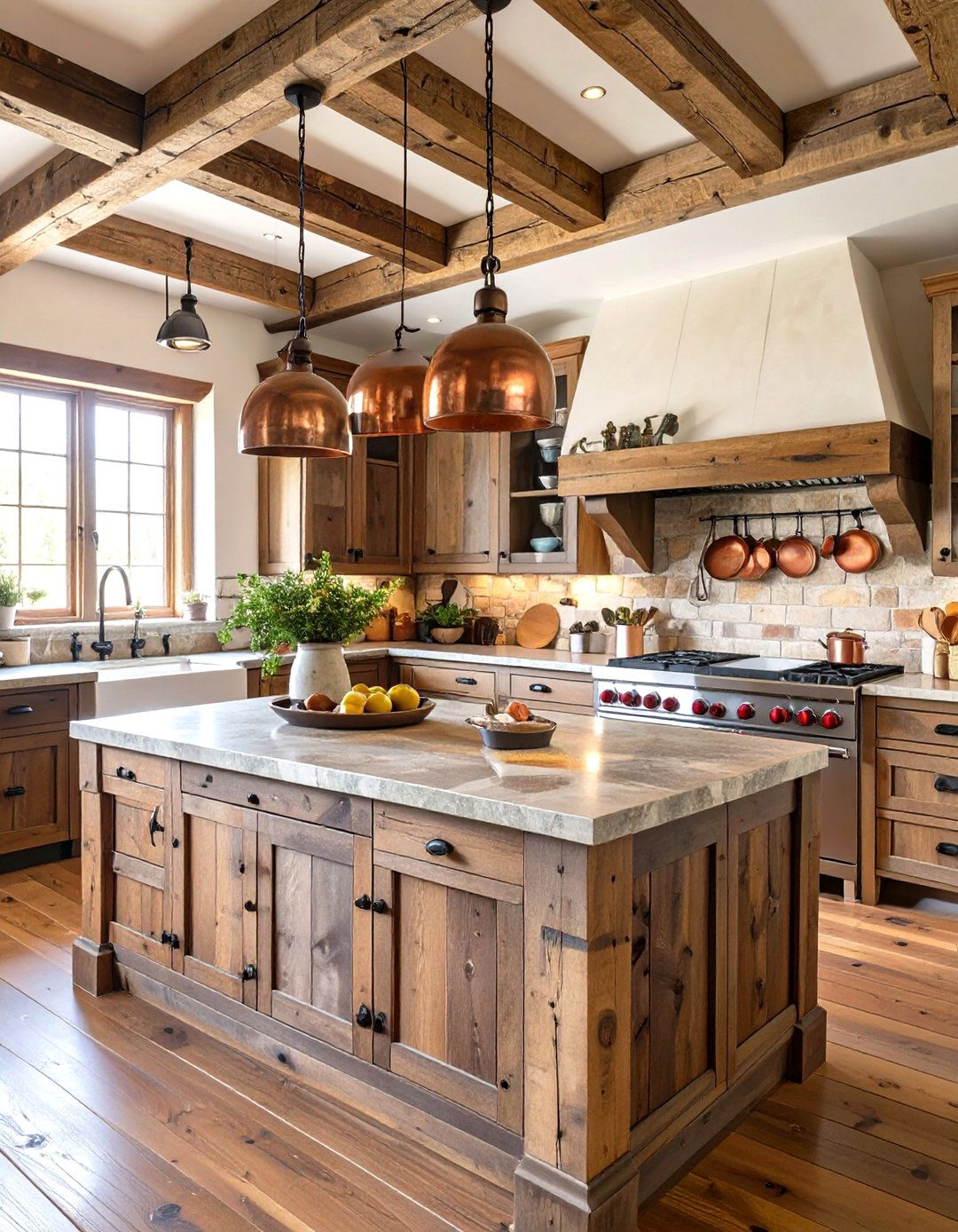The Rustic Farmhouse Cottage Kitchen - 30 cottage kitchen ideas