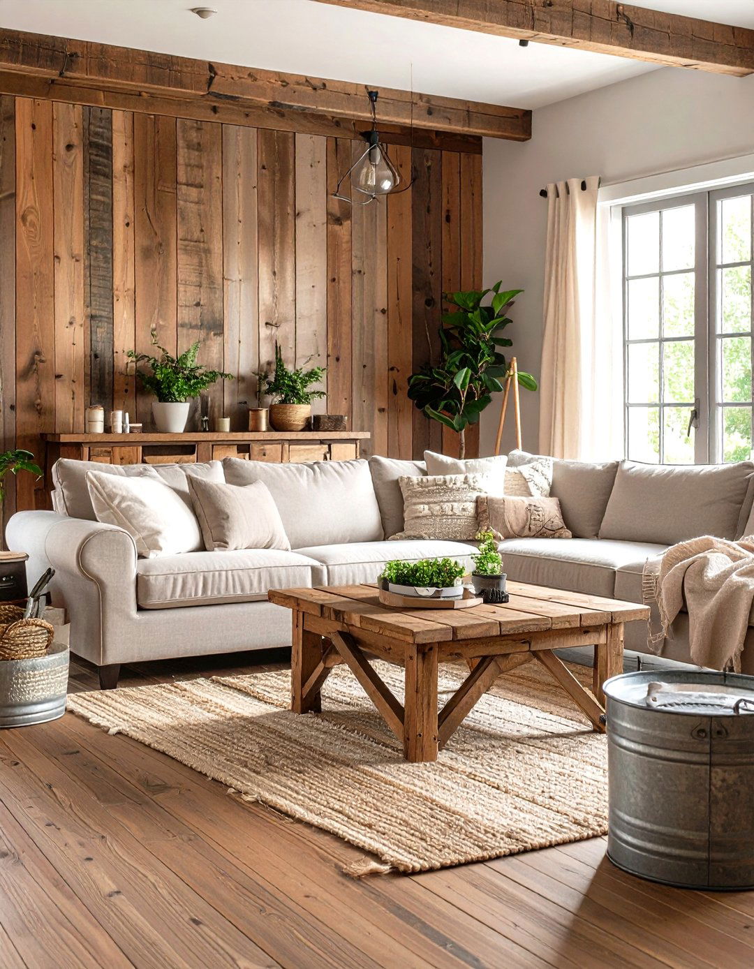The Rustic Farmhouse Cozy Living Room - 30 living room ideas for small spaces