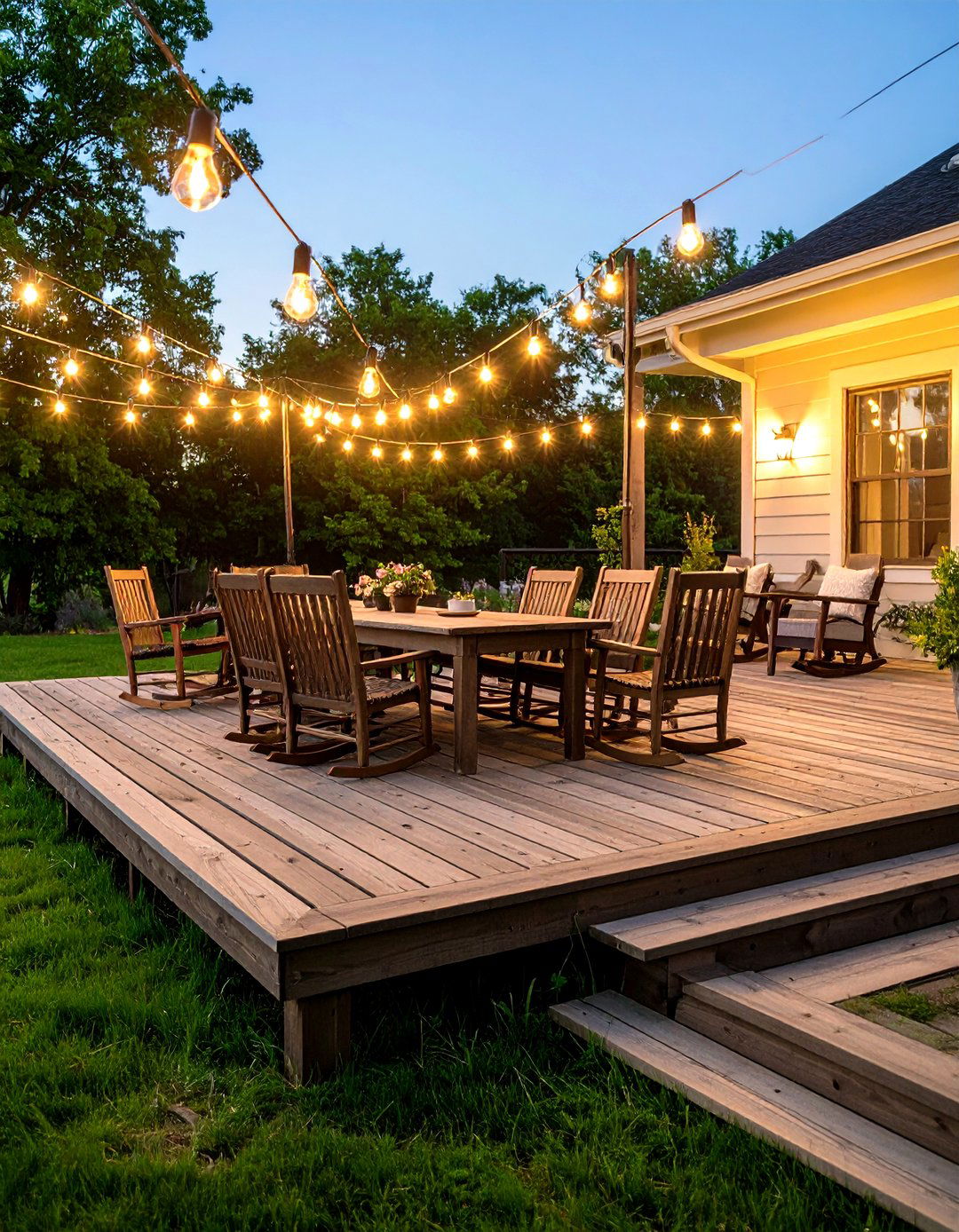 The Rustic Farmhouse Deck - 30 backyard deck designs