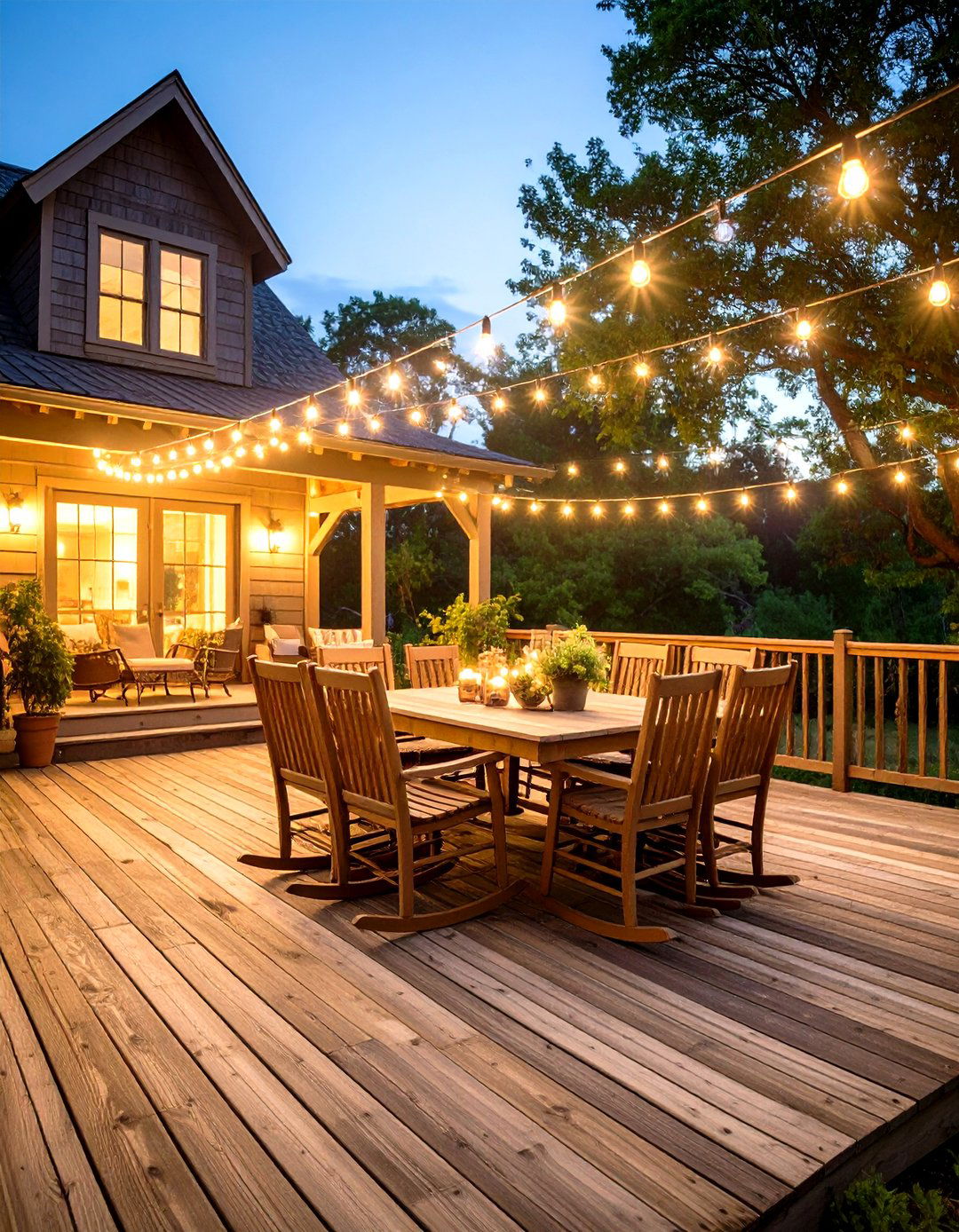 The Rustic Farmhouse Deck - 30 deck photos ideas