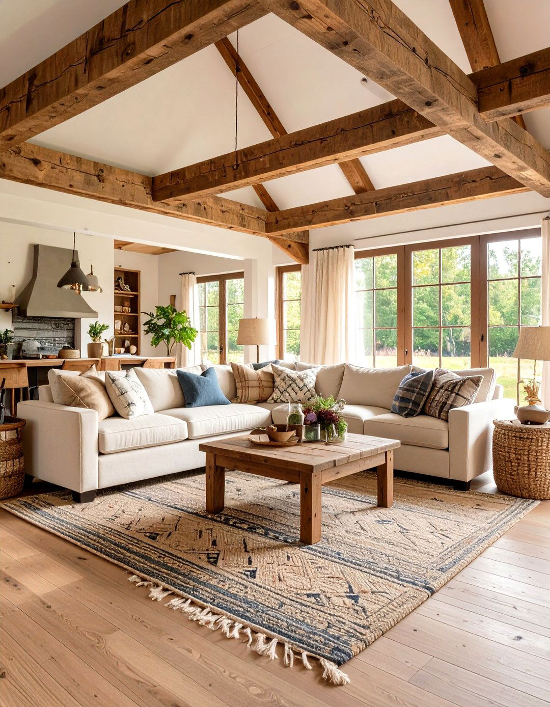 The Rustic Farmhouse Family Room - 30 family room design ideas