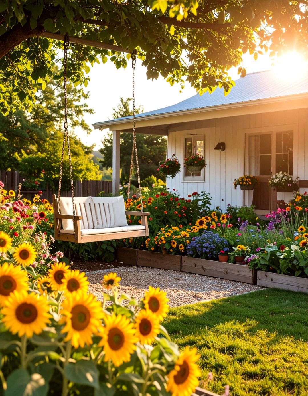 The Rustic Farmhouse Garden - 30 how to design a garden ideas