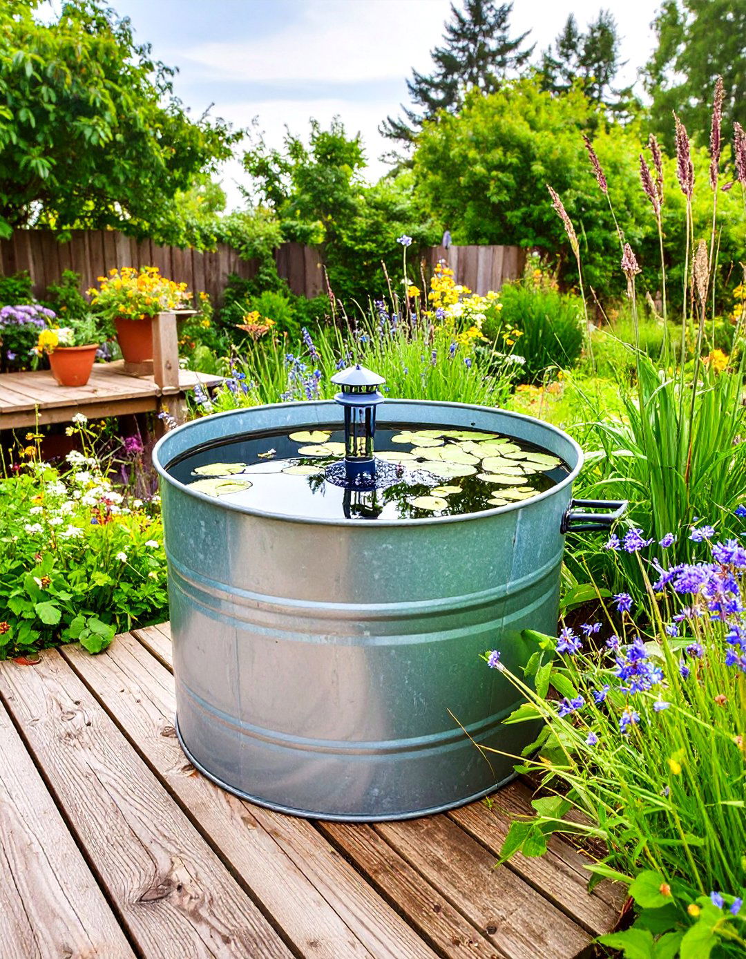The Rustic Farmhouse Garden Pond - 30 garden pond ideas