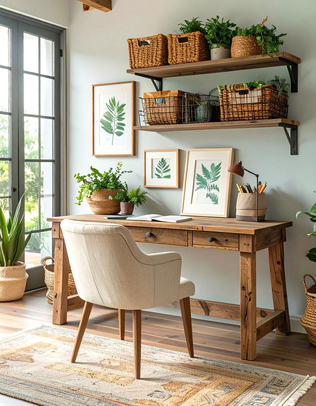 The Rustic Farmhouse Hub - 30 home office ideas for her