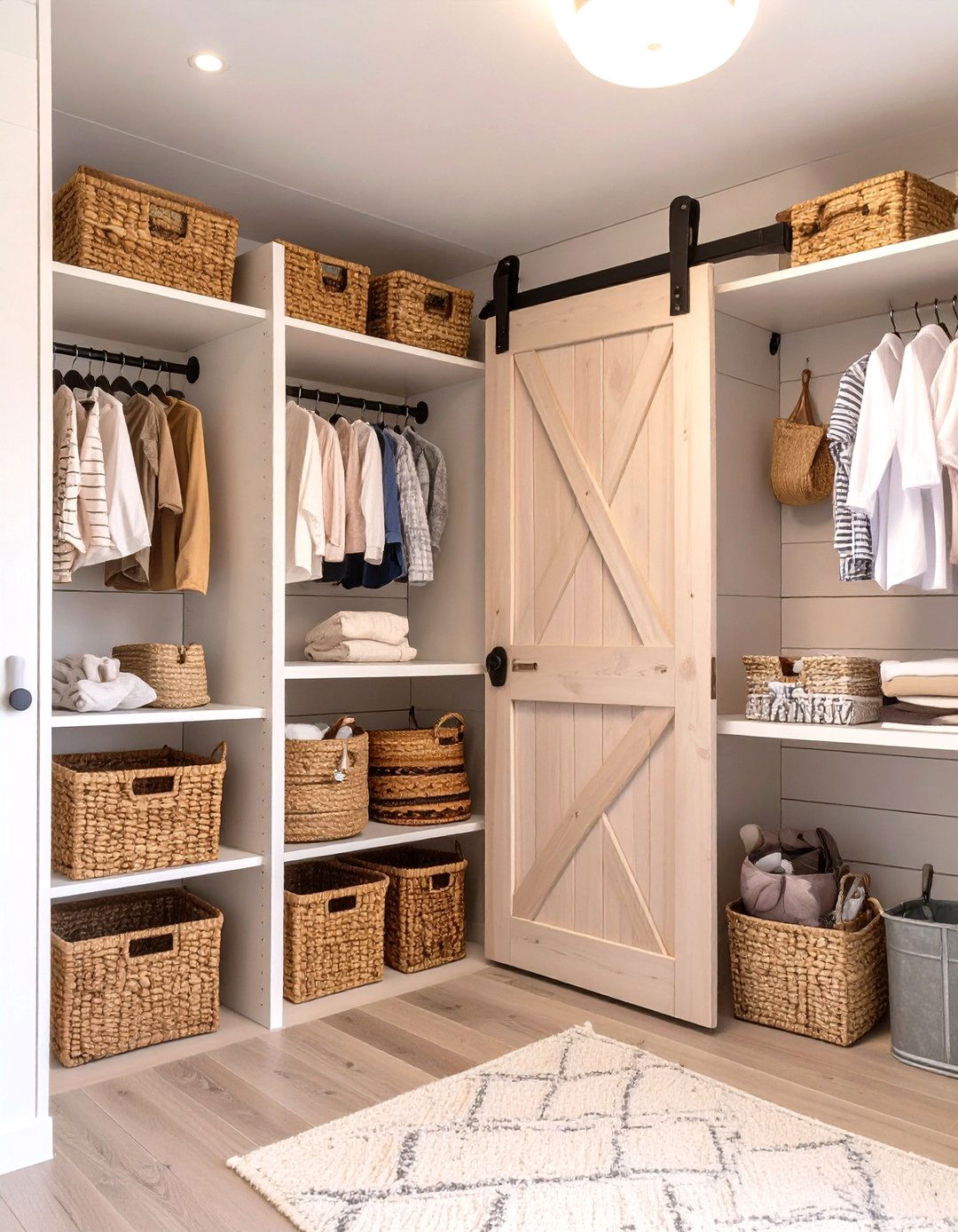 The Rustic Farmhouse Kids Closet - 30 kids closet ideas