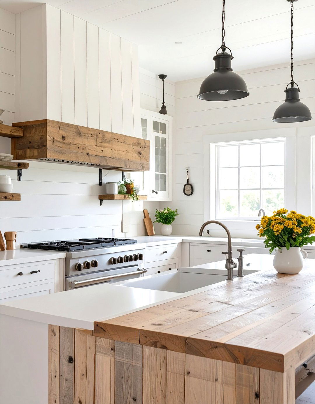 The Rustic Farmhouse Kitchen - 30 cozy kitchen decorating ideas