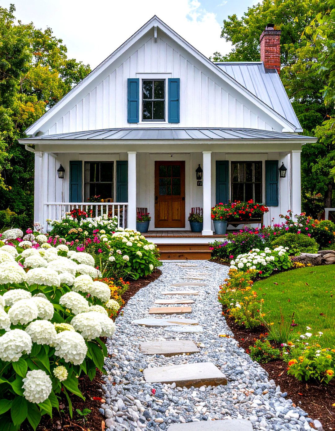 The Rustic Farmhouse Landscape - 30 front house landscaping ideas