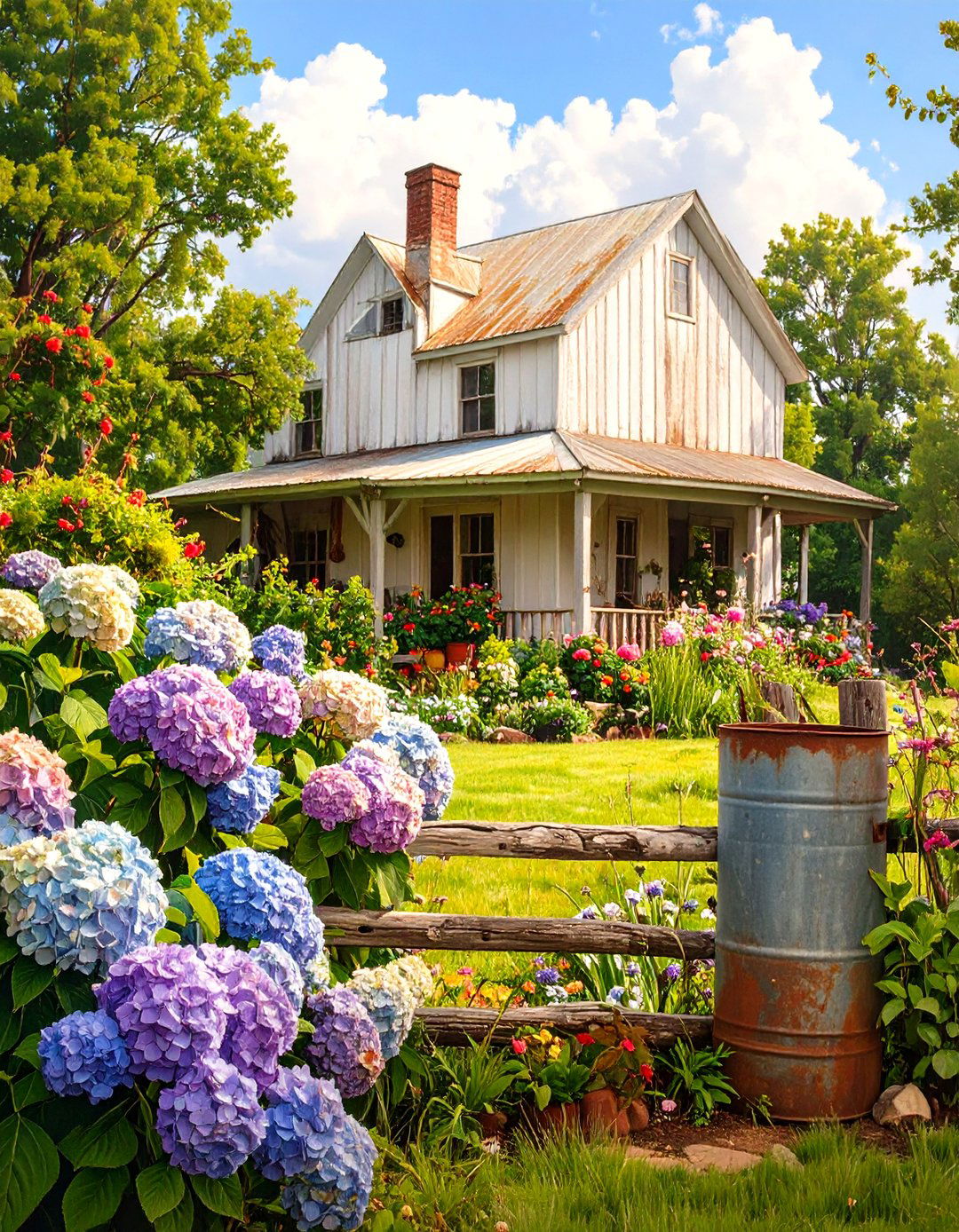 The Rustic Farmhouse Landscape Design - 30 free landscape design ideas