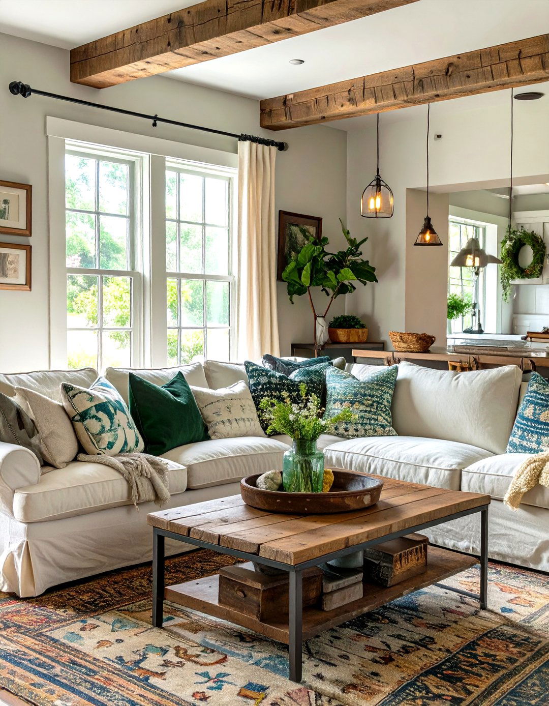 The Rustic Farmhouse Living Room Charm - 30 cozy apartment living room ideas
