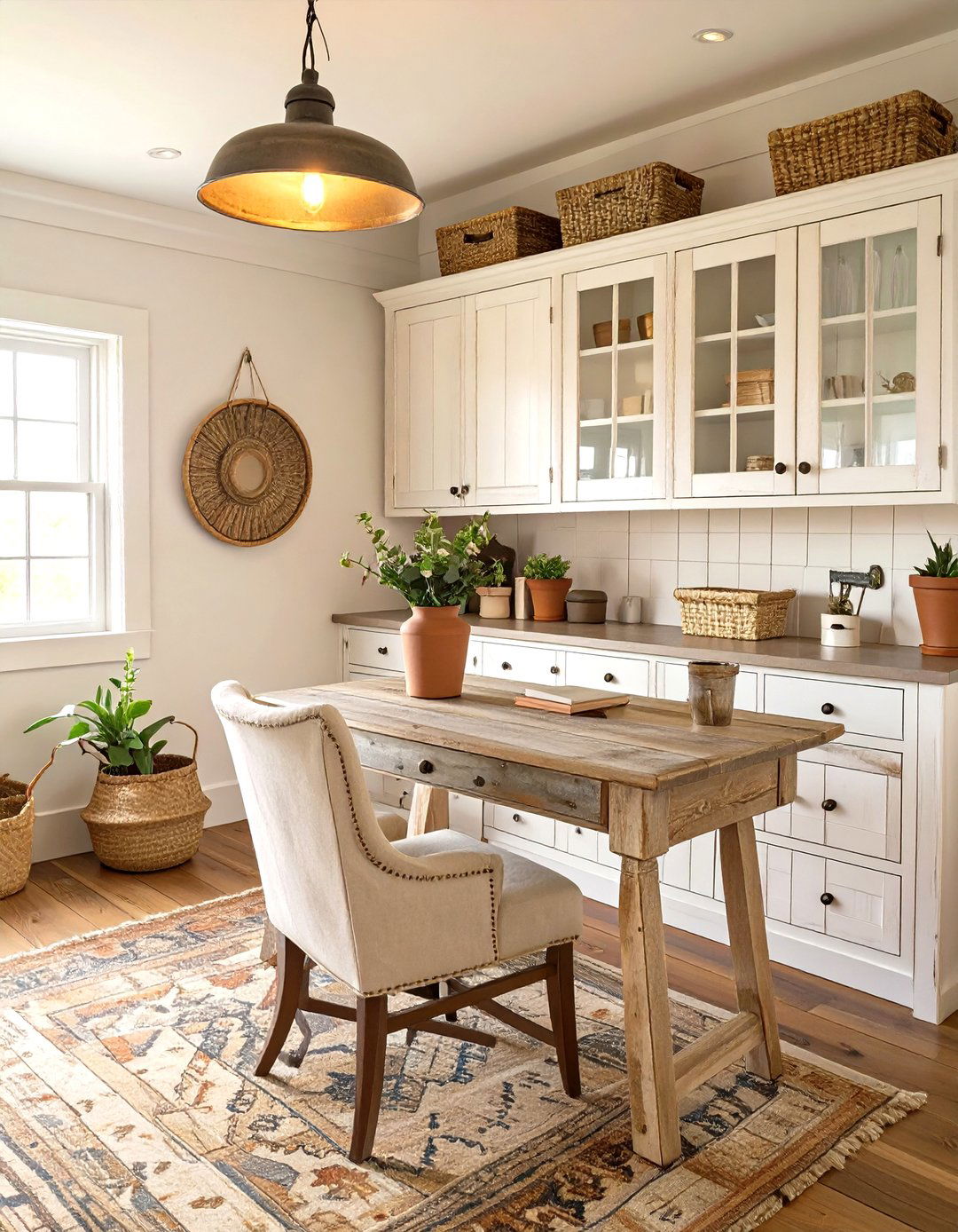 The Rustic Farmhouse Office - 30 cozy office ideas